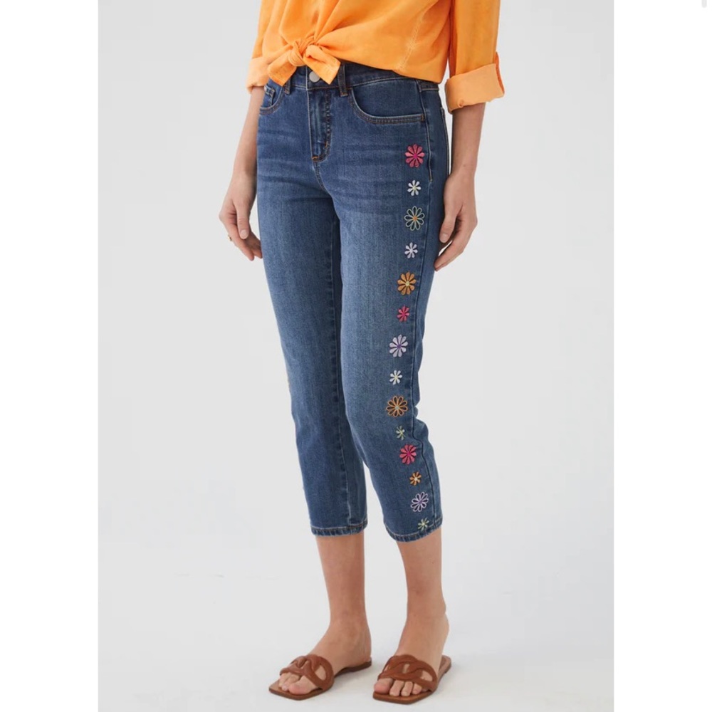 French Dressing Jeans Olivia Pencil Crop Jeans